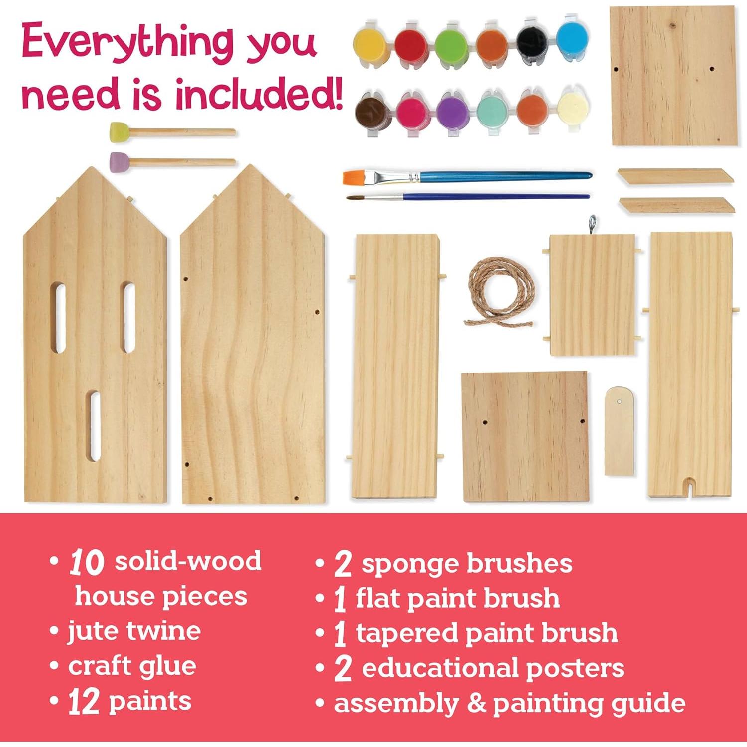 Kit de Manualidades de Mariposas MindWare - Casa de Mariposas 11.4x22.9cm