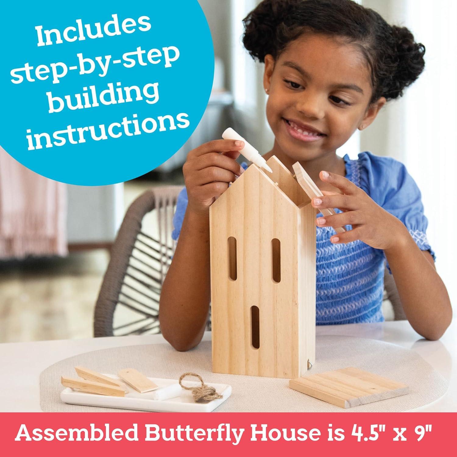 Kit de Manualidades de Mariposas MindWare - Casa de Mariposas 11.4x22.9cm