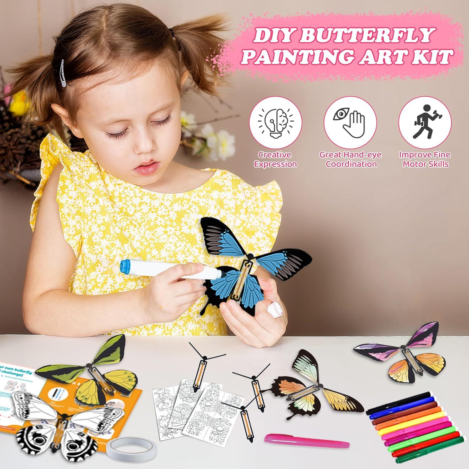 Kit de Manualidades de Mariposas DIY JOY SPOT! 36 Piezas