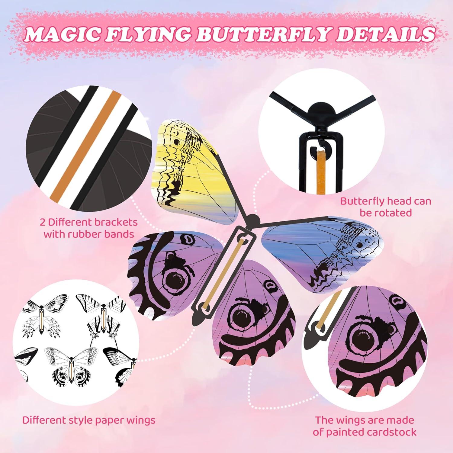 Kit de Manualidades de Mariposas DIY JOY SPOT! 36 Piezas