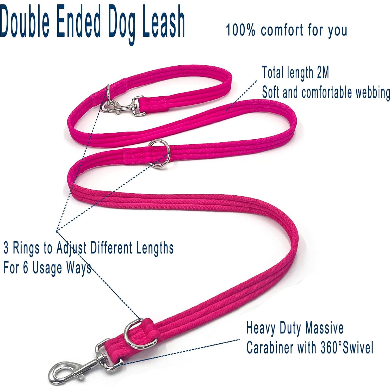Correa para Perro Motaity 2M Fucsia Ajustable y Duradera