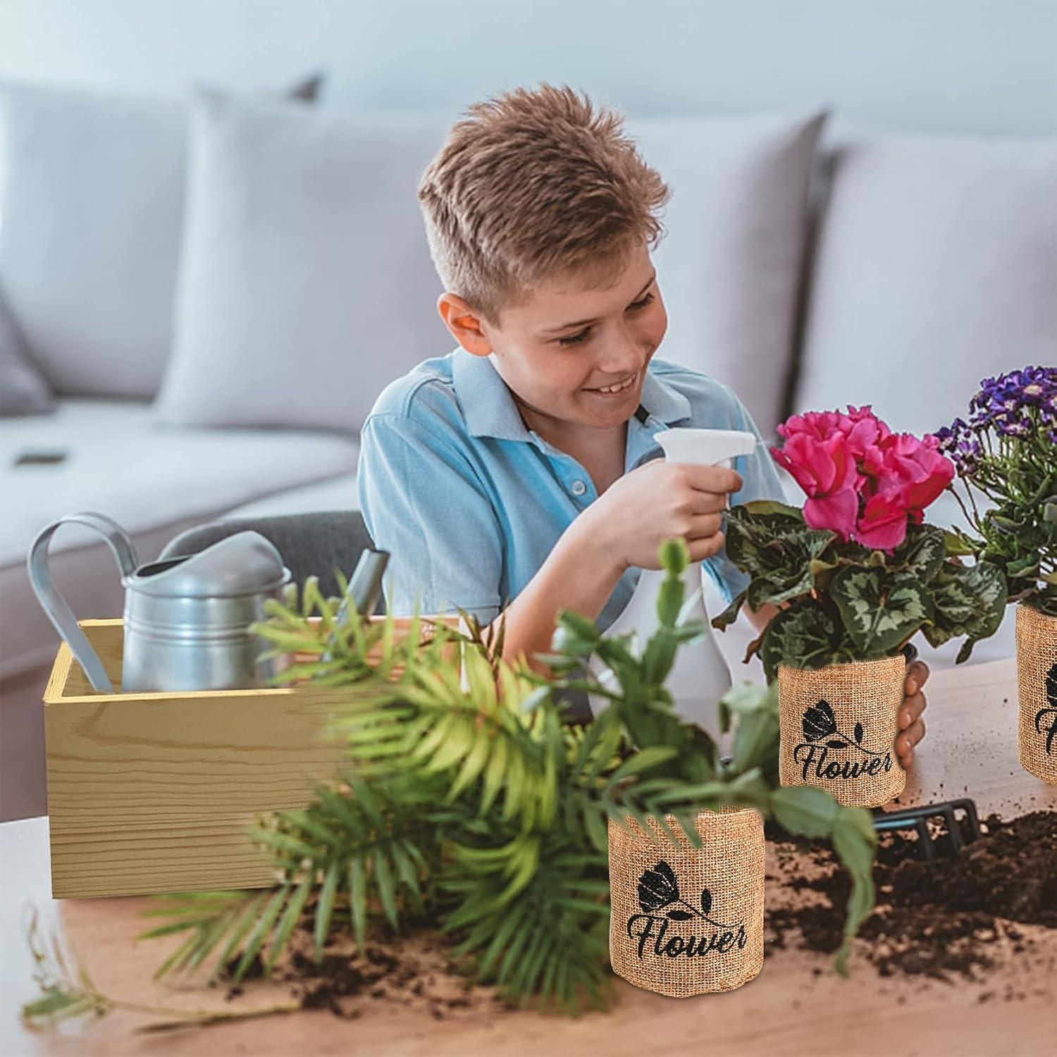 Kit de Inicio Jardinería Interior Meekear - 4 Discos Coco