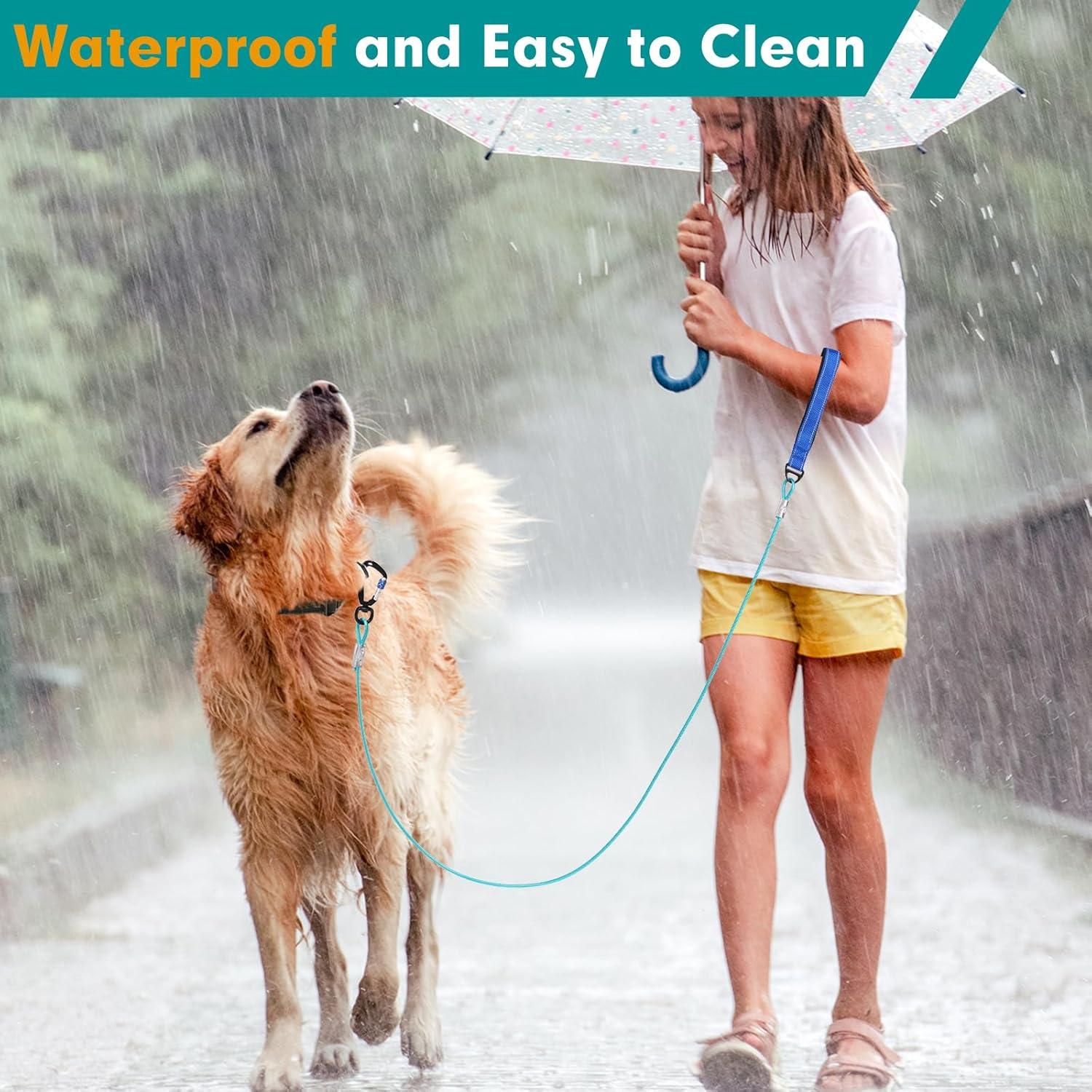 Correa para Perros Libbipaw 1.83m Resistente a Mordeduras Azul