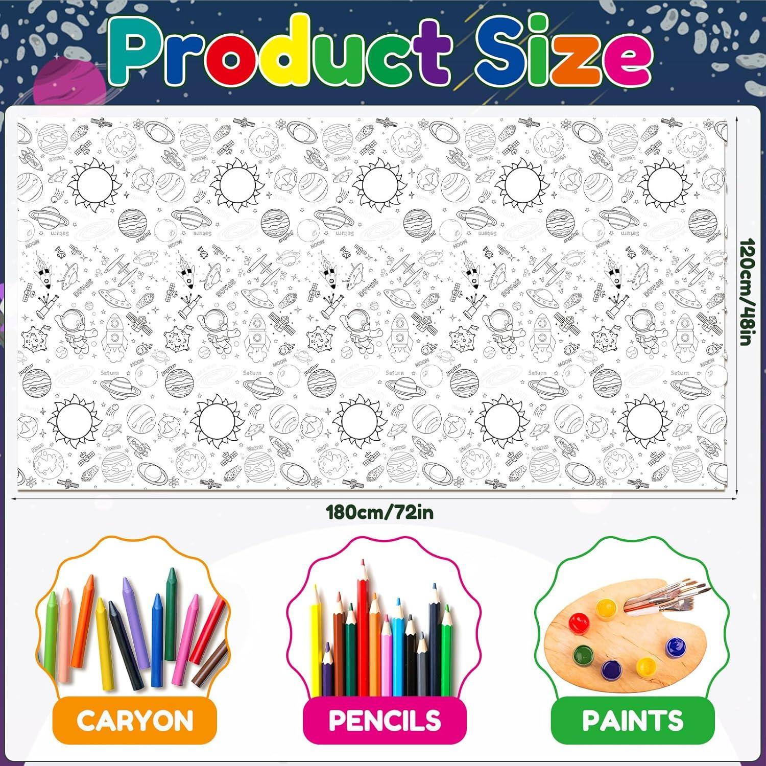 Póster para Colorear Gigante XEFINAL 119x178 cm Espacio