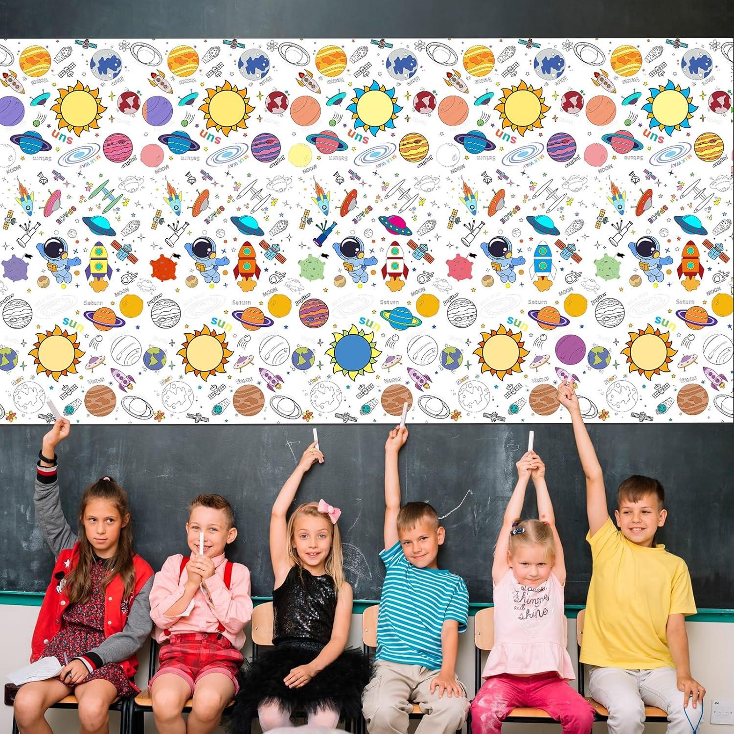 Póster para Colorear Gigante XEFINAL 119x178 cm Espacio