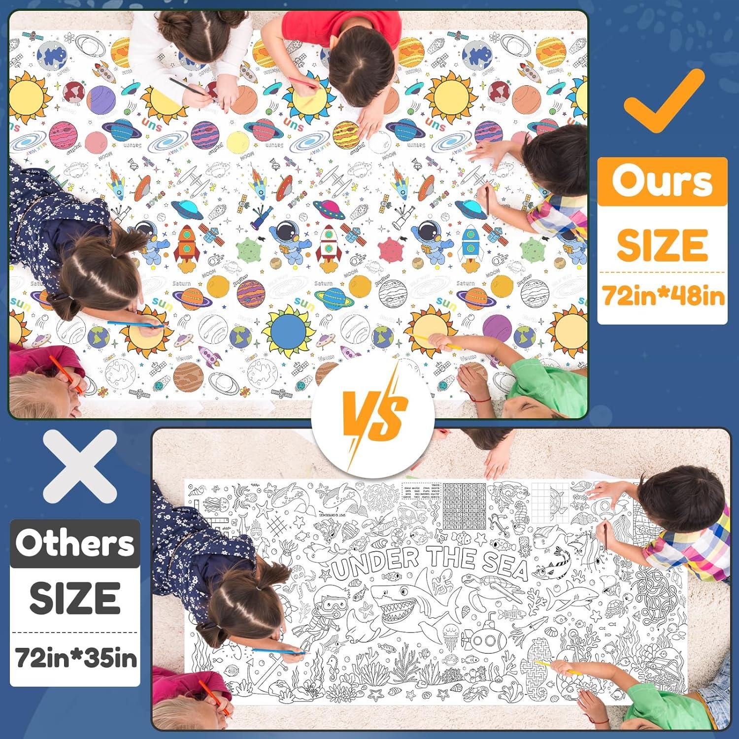 Póster para Colorear Gigante XEFINAL 119x178 cm Espacio