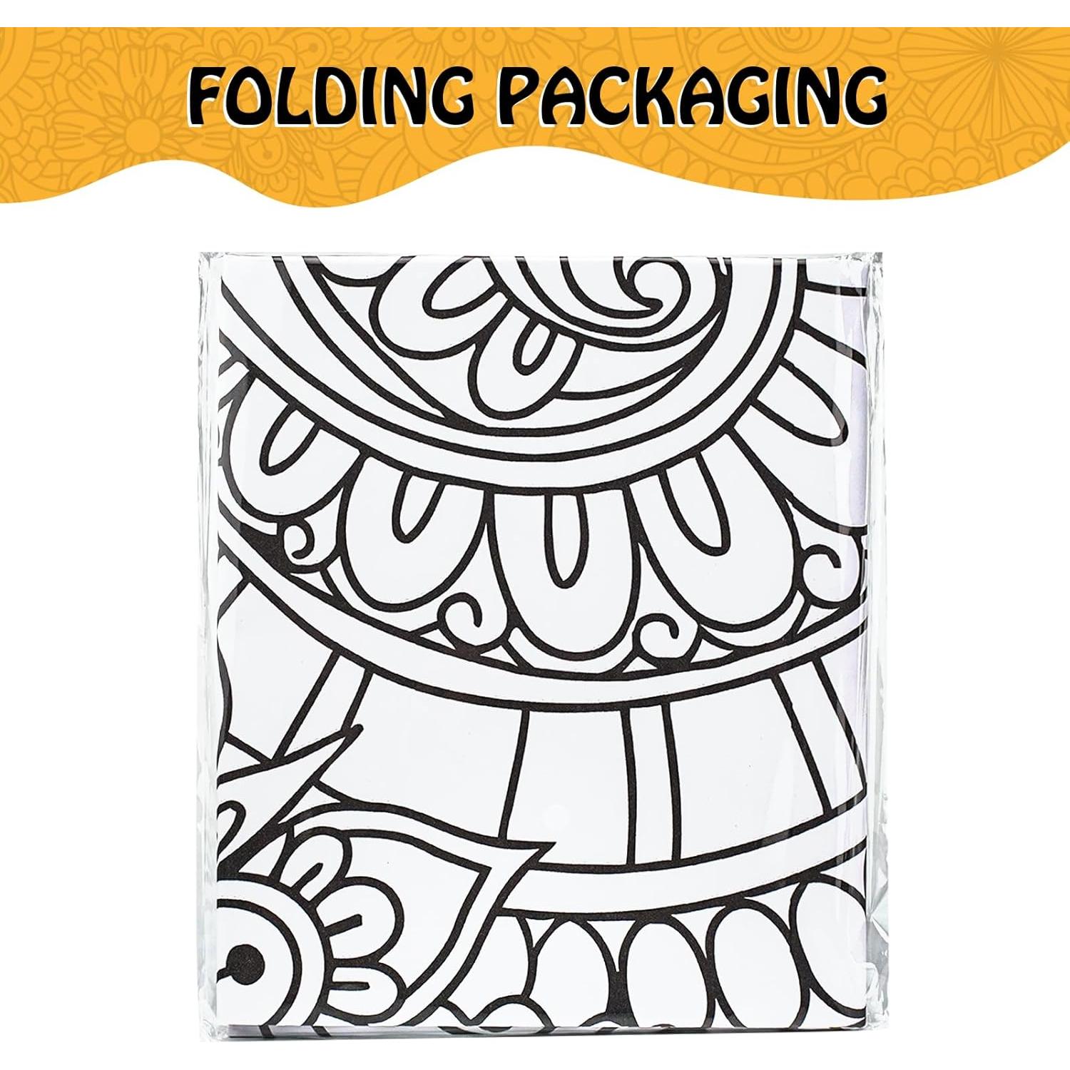 Póster para Colorear Gigante HAPMARS Mandala 140x60 cm