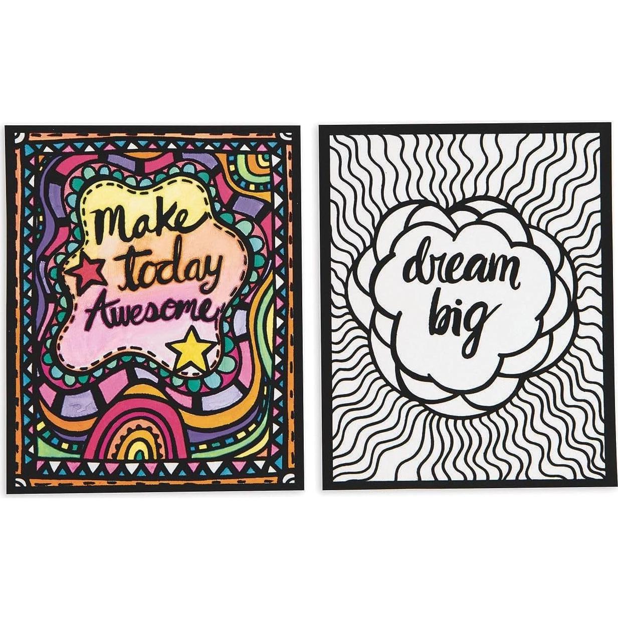 Pósters de Arte Terciopelo S&S Worldwide - Piensa Positivo 24 Unidades