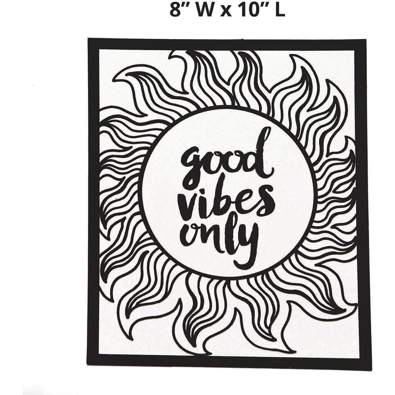 Pósters de Arte Terciopelo S&S Worldwide - Piensa Positivo 24 Unidades