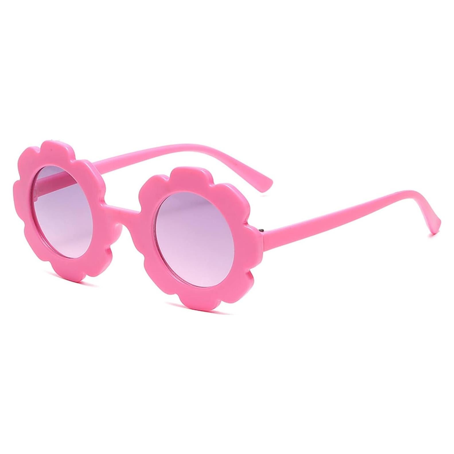 Gafas de sol redondas para niñas JieJieko Huaduo1 rosas