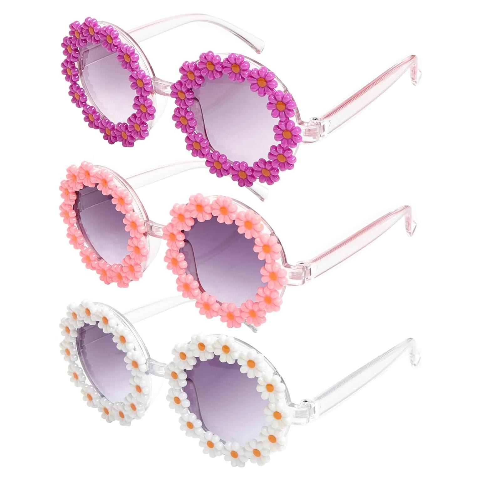 Gafas de sol redondas Topbuti para niñas UV 400 - 3 colores
