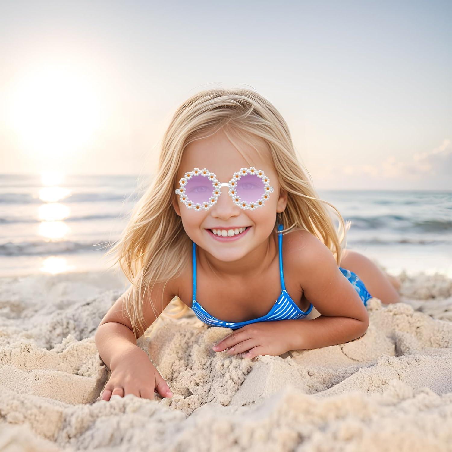 Gafas de sol redondas Topbuti para niñas UV 400 - 3 colores