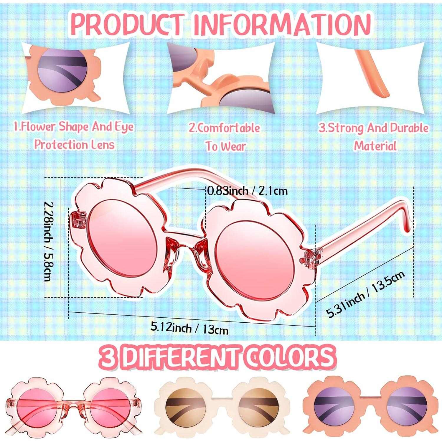 Gafas de Sol para Niños Zhengmy - 9 Pares Estilos Lindos