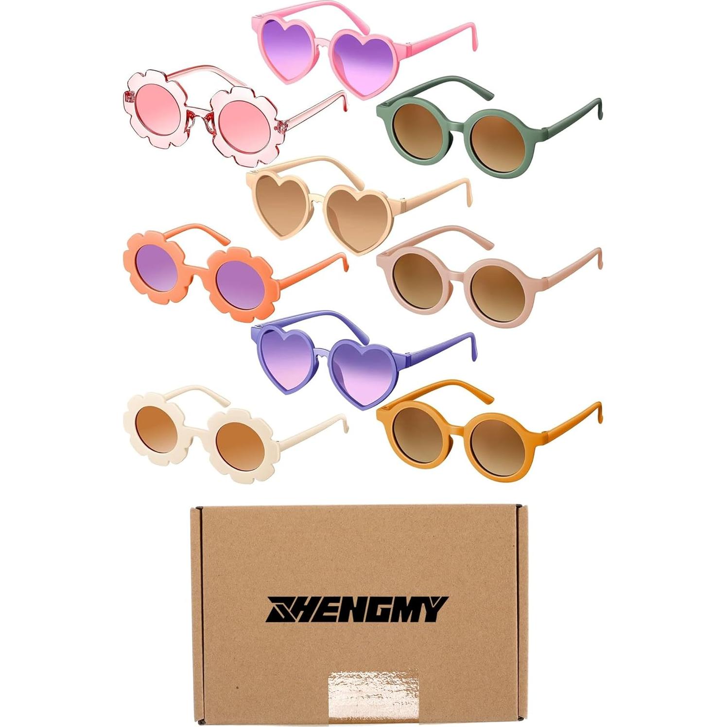 Gafas de Sol para Niños Zhengmy - 9 Pares Estilos Lindos