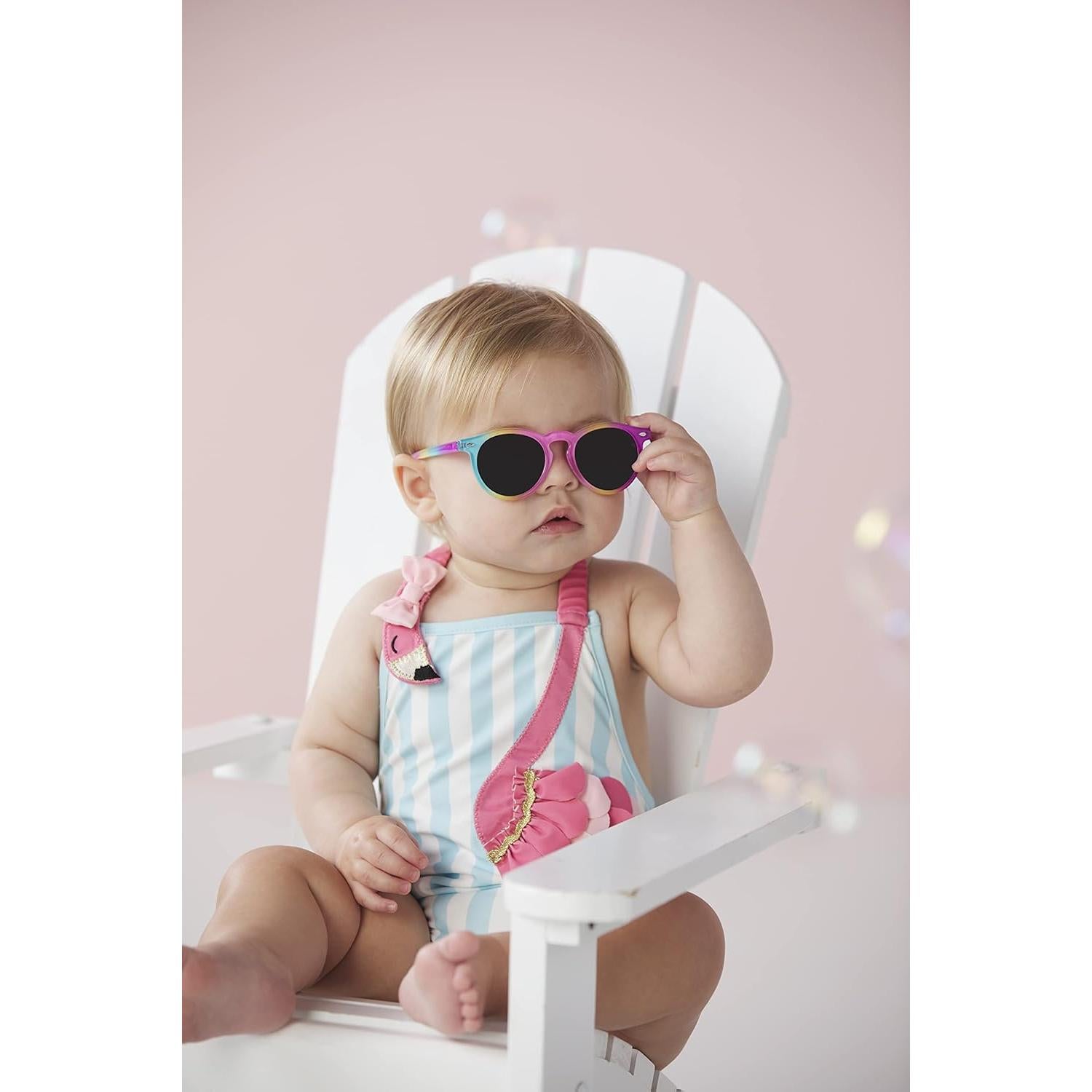 Gafas de Sol para Bebés Niñas Mud Pie UV400 con Correa