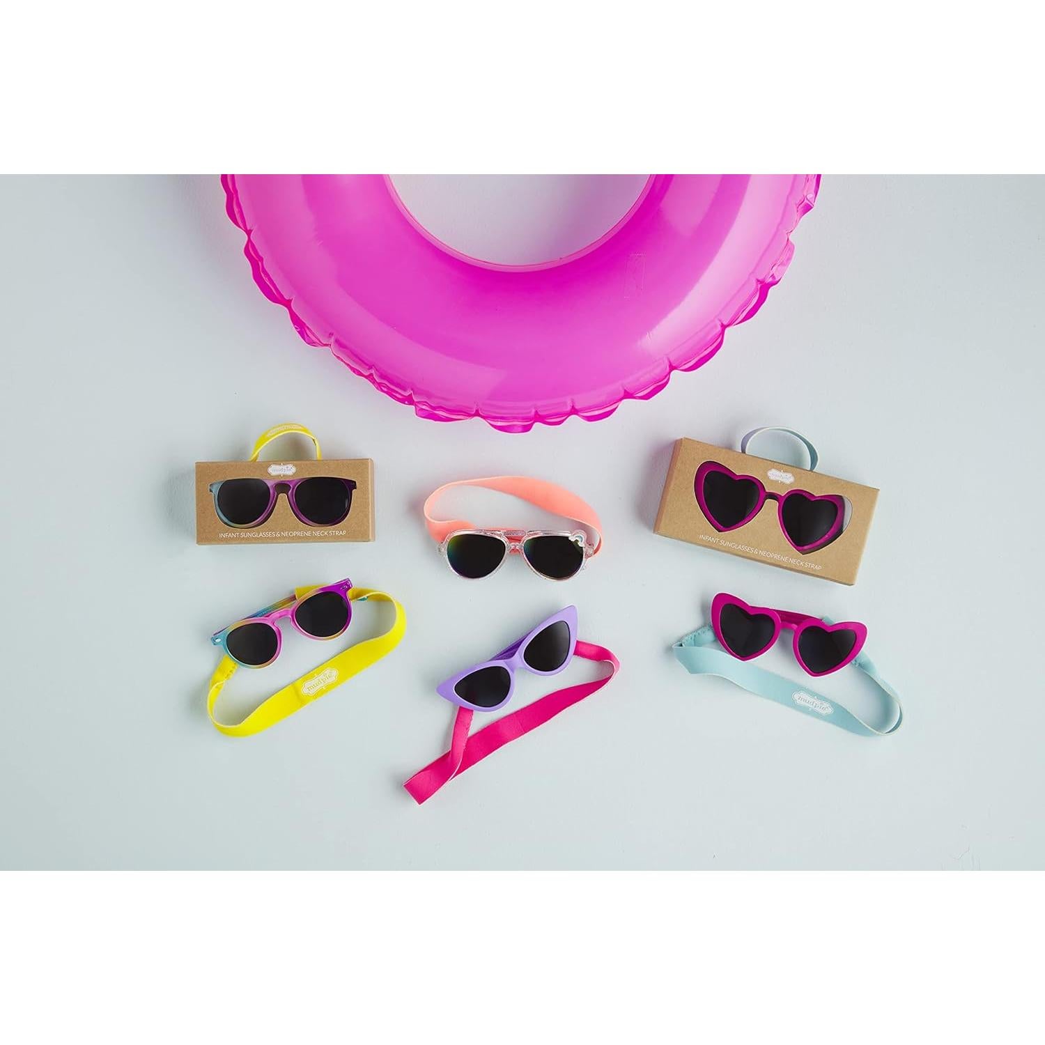 Gafas de Sol para Bebés Niñas Mud Pie UV400 con Correa