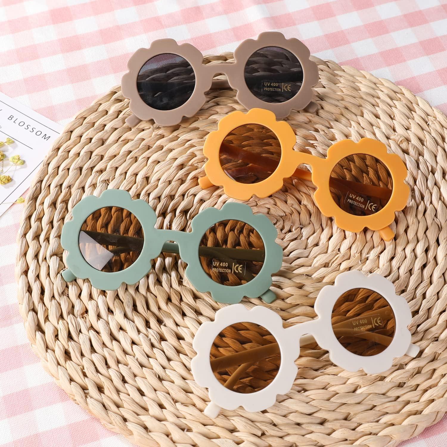 Gafas de sol redondas UV400 para niños - Coloful Girasol