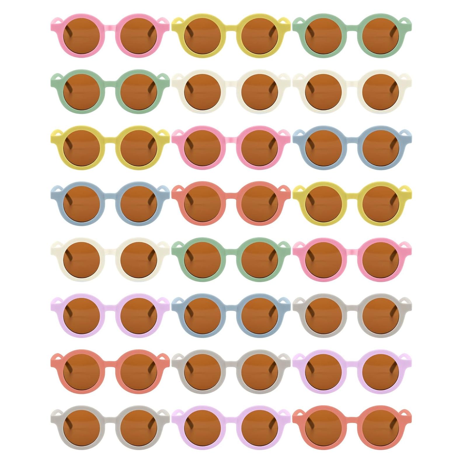 Gafas de Sol Redondas Flutesan para Niños 24 Pares UV