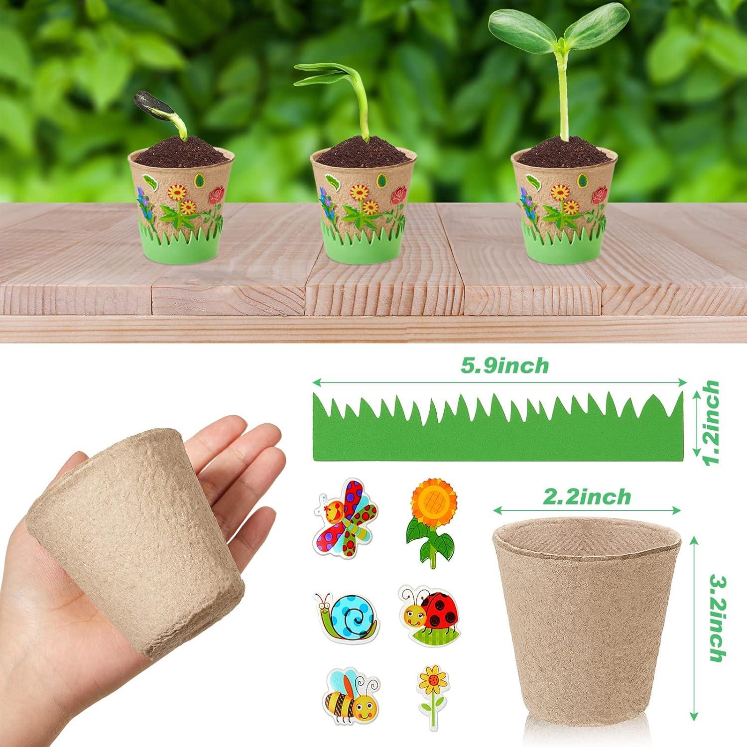 Kit de Manualidades de Jardín Gueevin 50 Piezas para Niños
