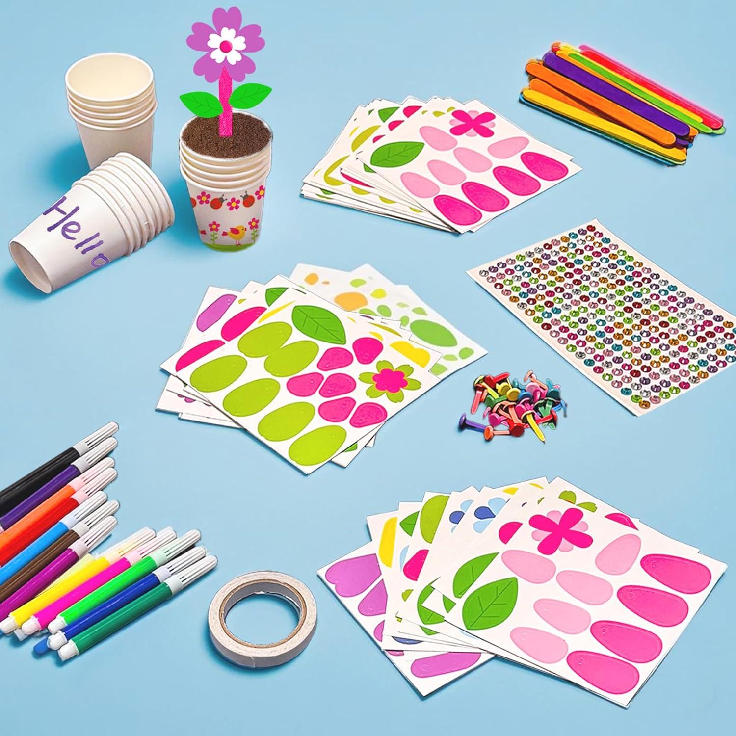 Kit de Manualidades de Flores Cinrobiye 30 Piezas DIY Primavera