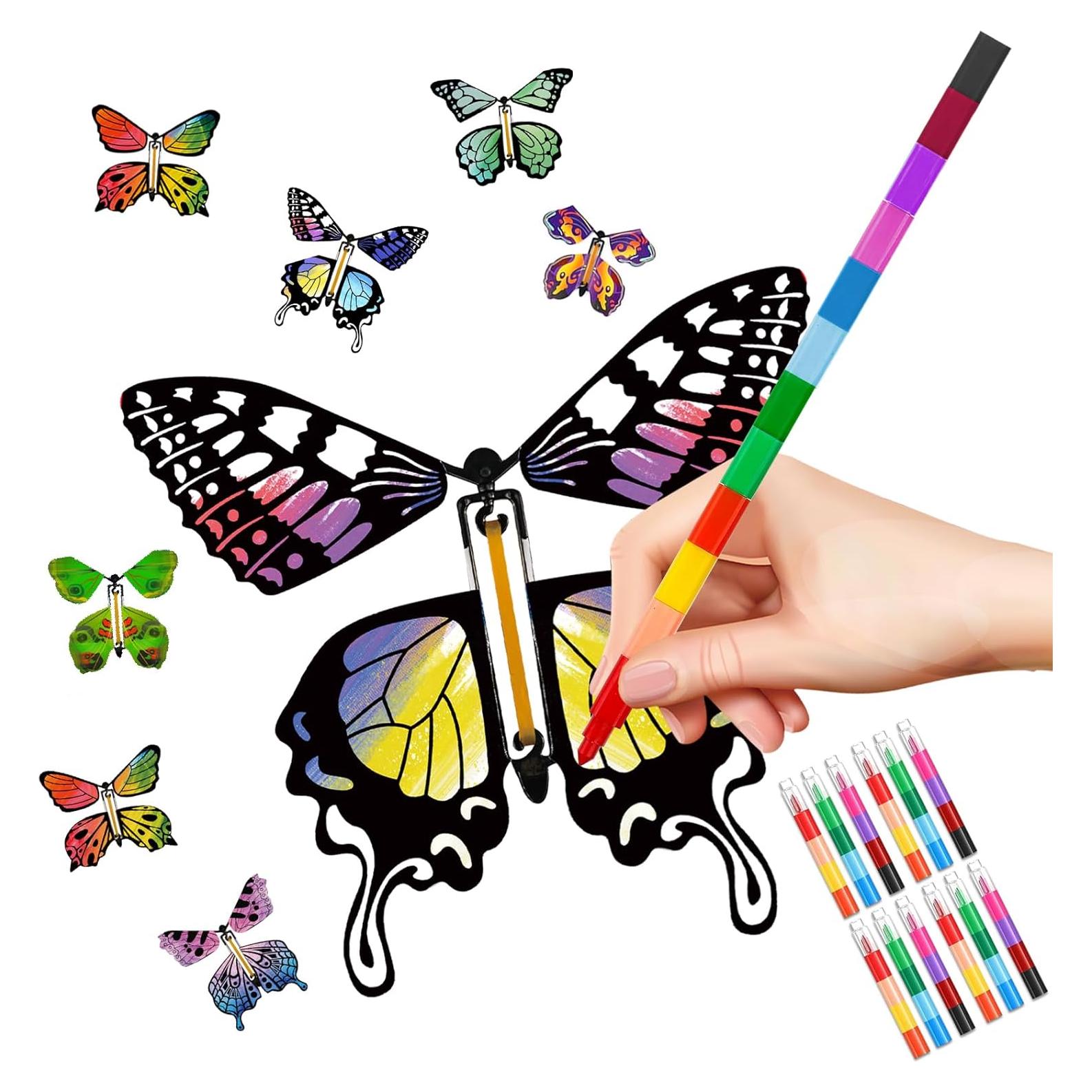 Kit de Manualidades SANYIYIBA 36 Piezas Mariposas Voladoras