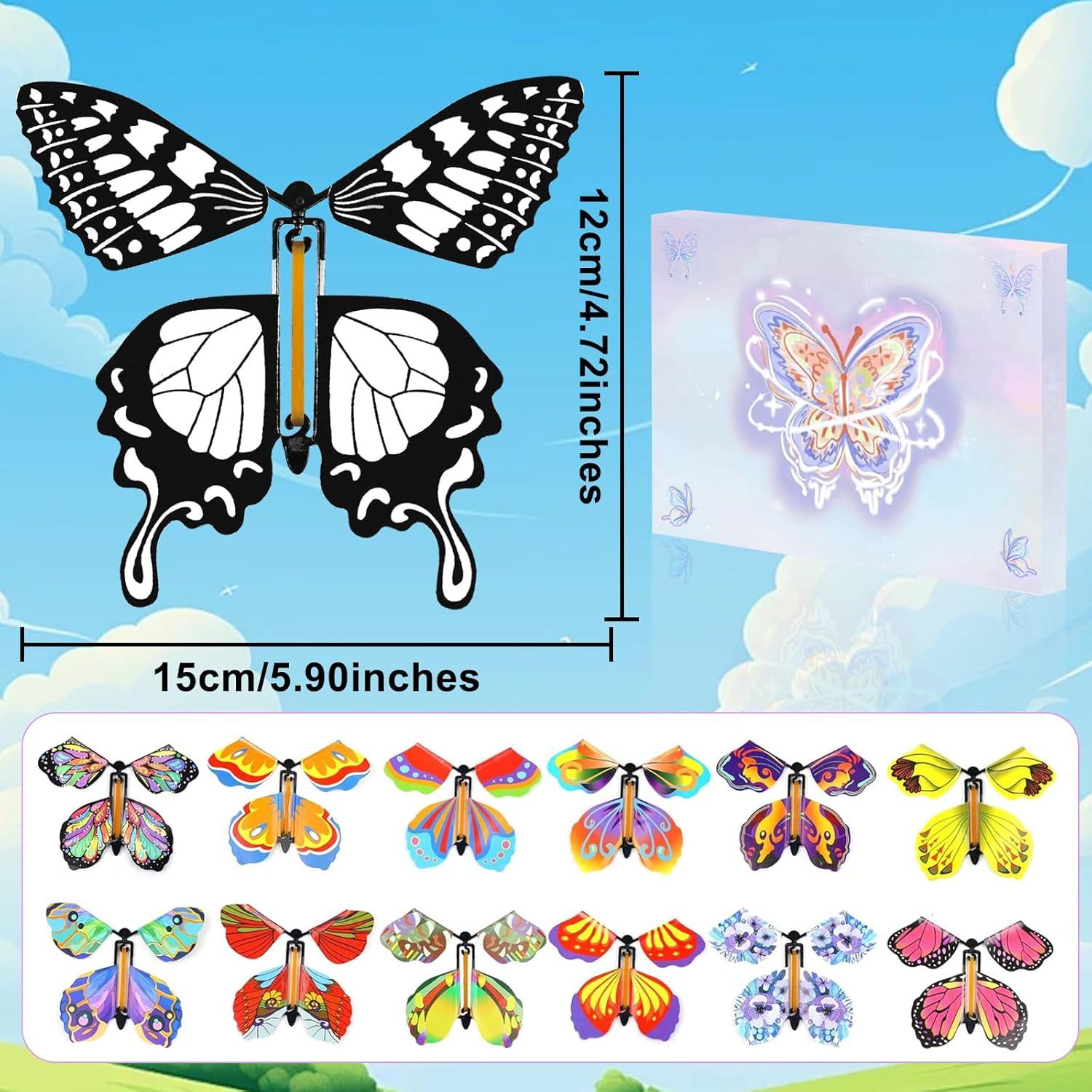 Kit de Manualidades SANYIYIBA 36 Piezas Mariposas Voladoras