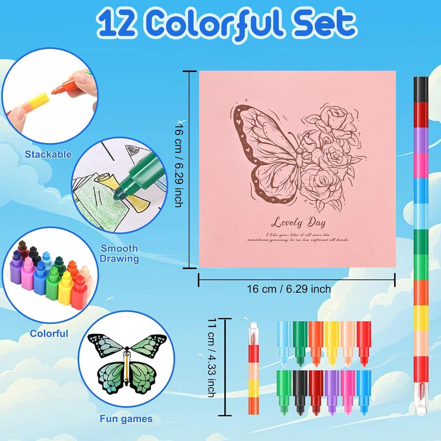 Kit de Manualidades SANYIYIBA 36 Piezas Mariposas Voladoras
