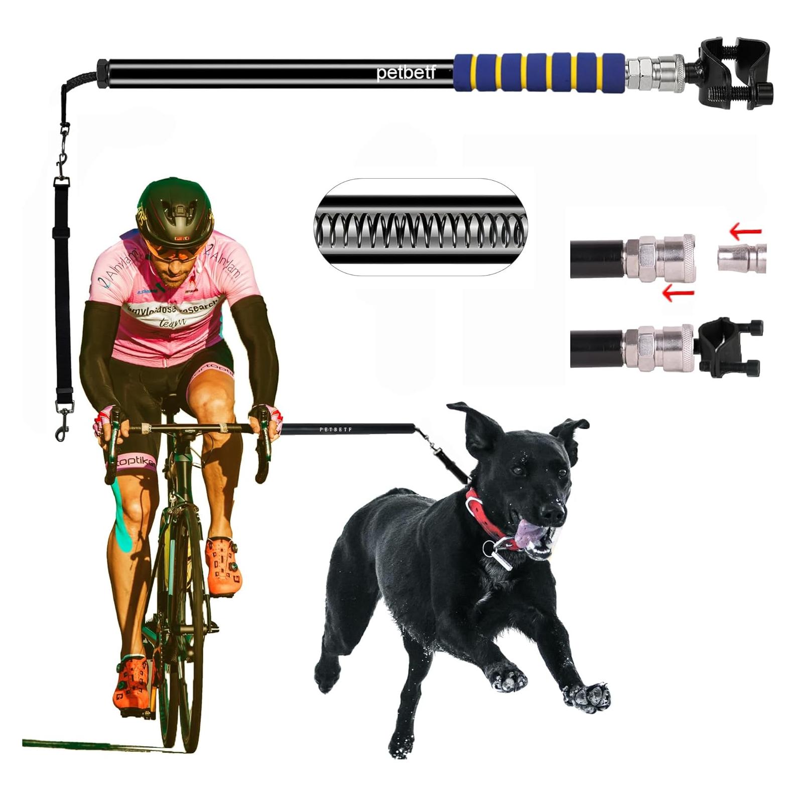 Correa para Bicicleta para Perros Petbetf con Absorción de Choque