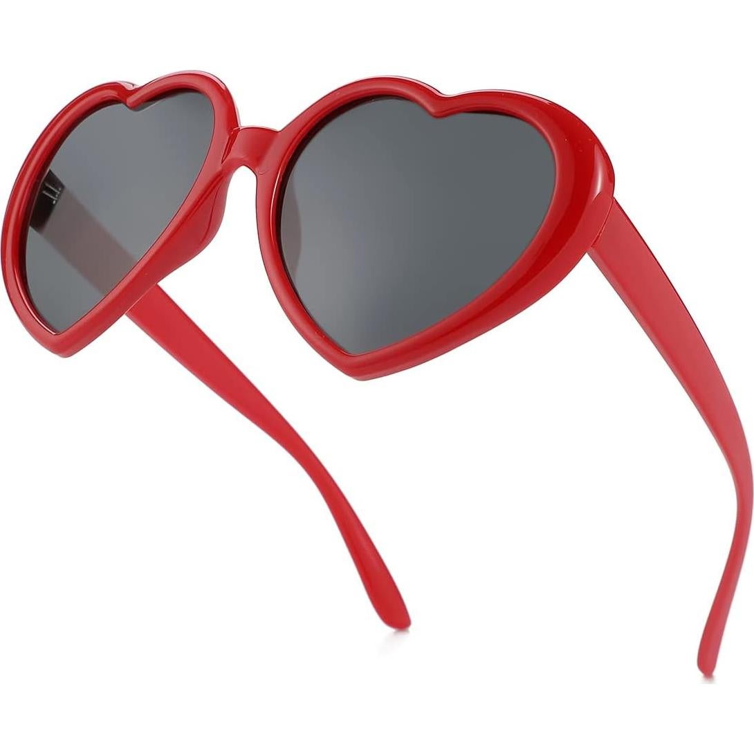 Gafas de sol polarizadas JOVAKIT corazón UV400 para niñas