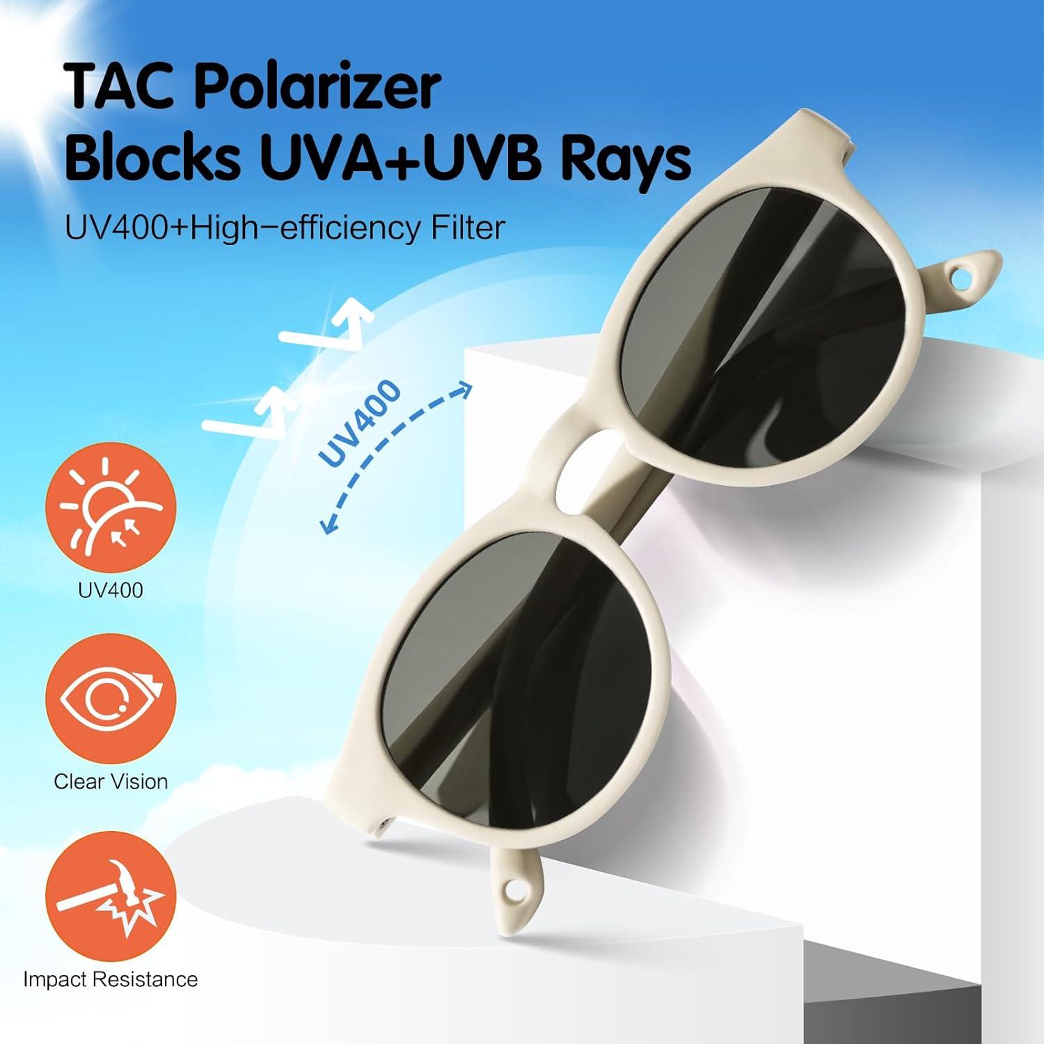 Gafas de sol polarizadas EYEBUDDY UV 400 para niños 0-2 años