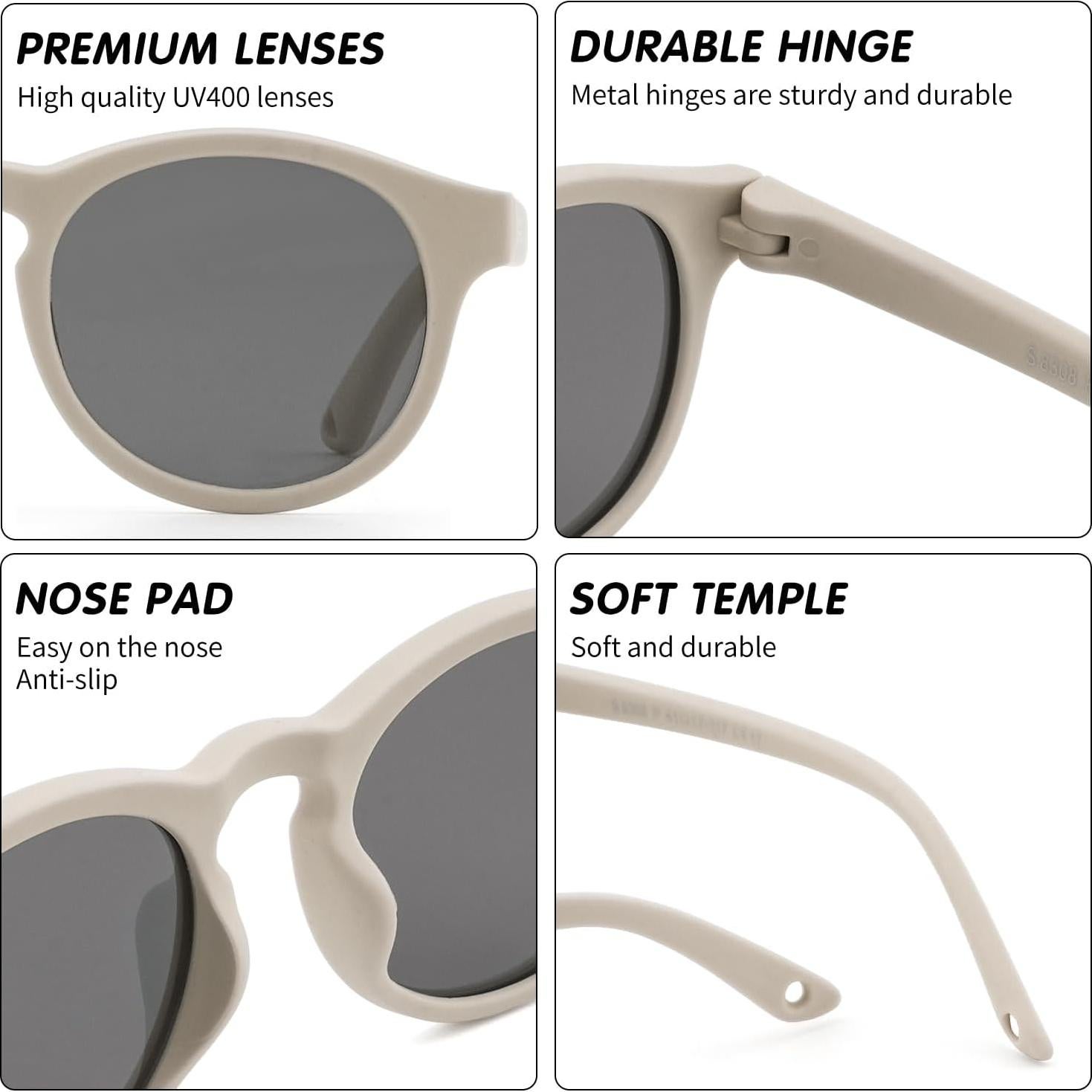 Gafas de sol polarizadas EYEBUDDY UV 400 para niños 0-2 años