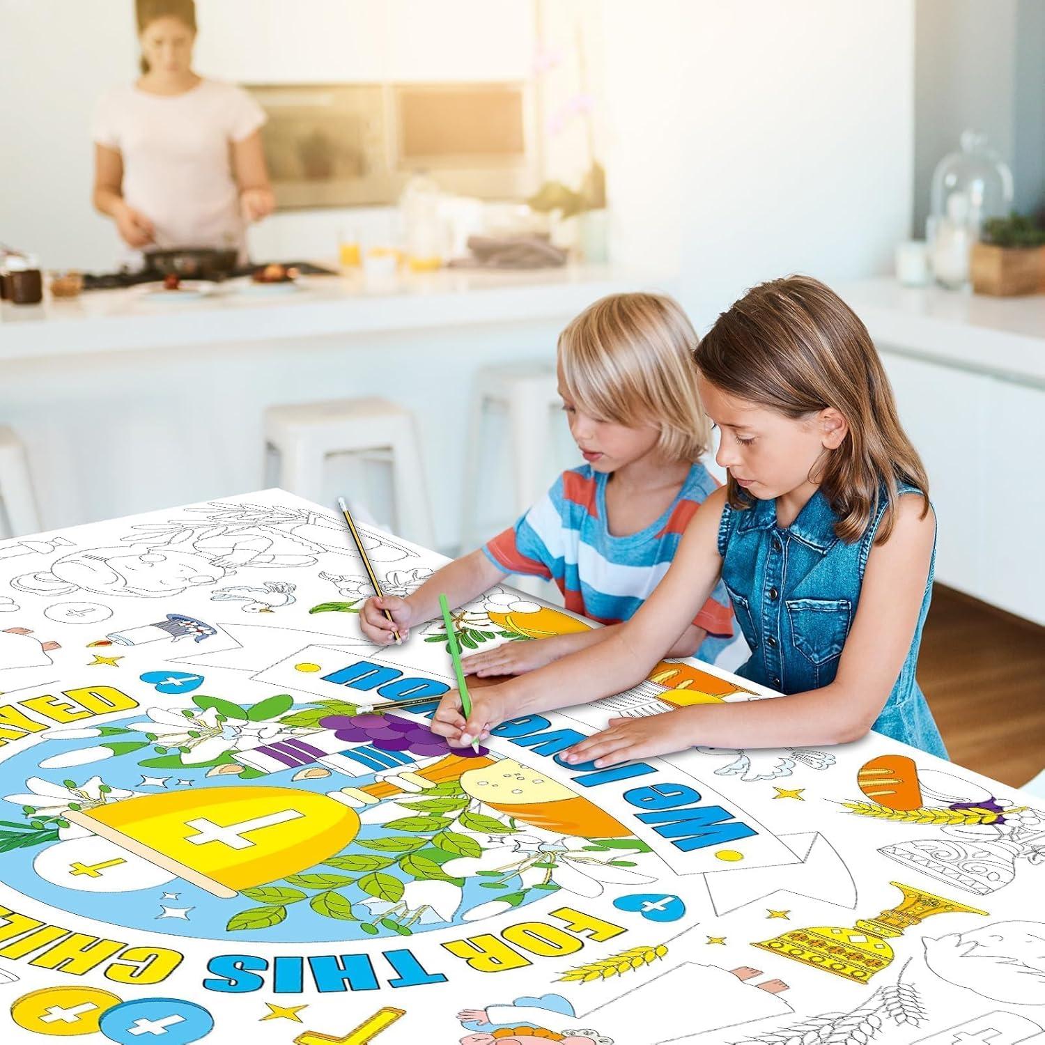 Póster de Colorear Gigante Naozinebi para Primera Comunión 110x80cm