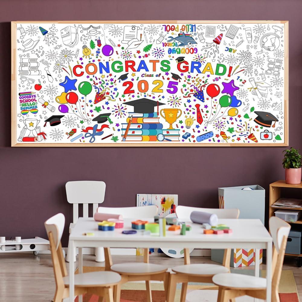 Mantel para Colorear de Graduación SPERINGEEN 182.88x88.9cm