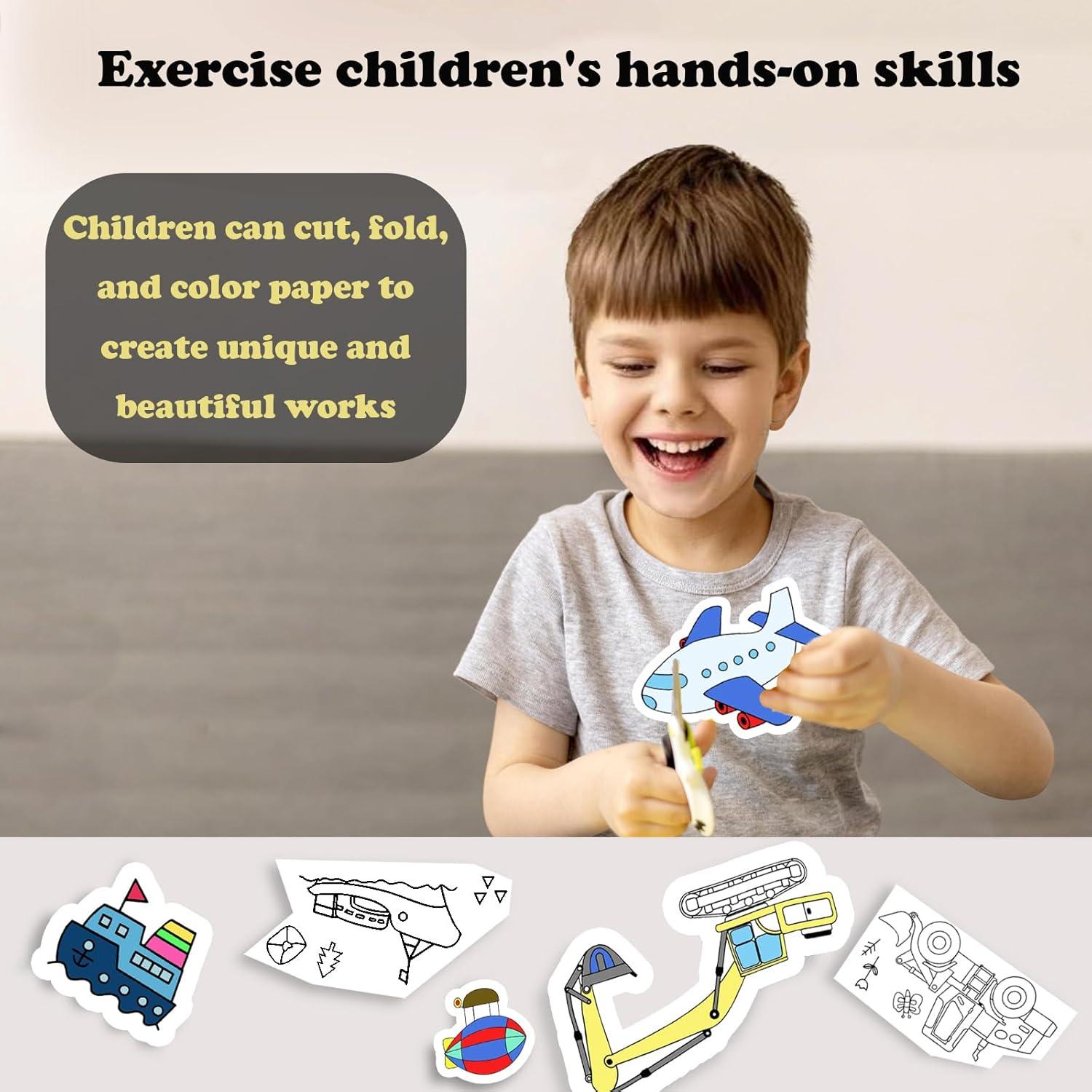 Rollo de Dibujo para Niños Raissily 12PCS 90x30cm Papel