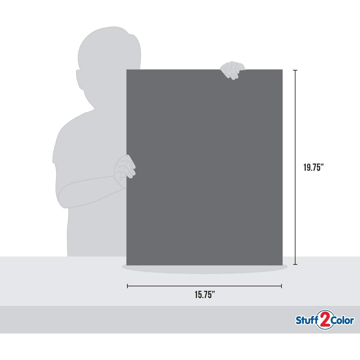 Póster de Coloreado de Terciopelo Stuff2Color 40x50 cm