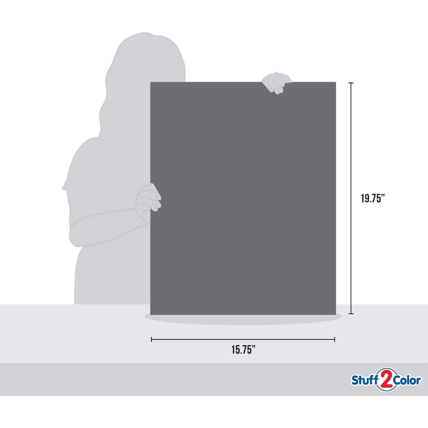 Póster de Colorear Terciopelo Stuff2Color Niño Pescando 40x50 cm