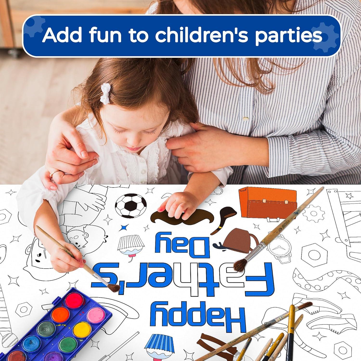 Mantel para Colorear Día del Padre Childom 183x76 cm