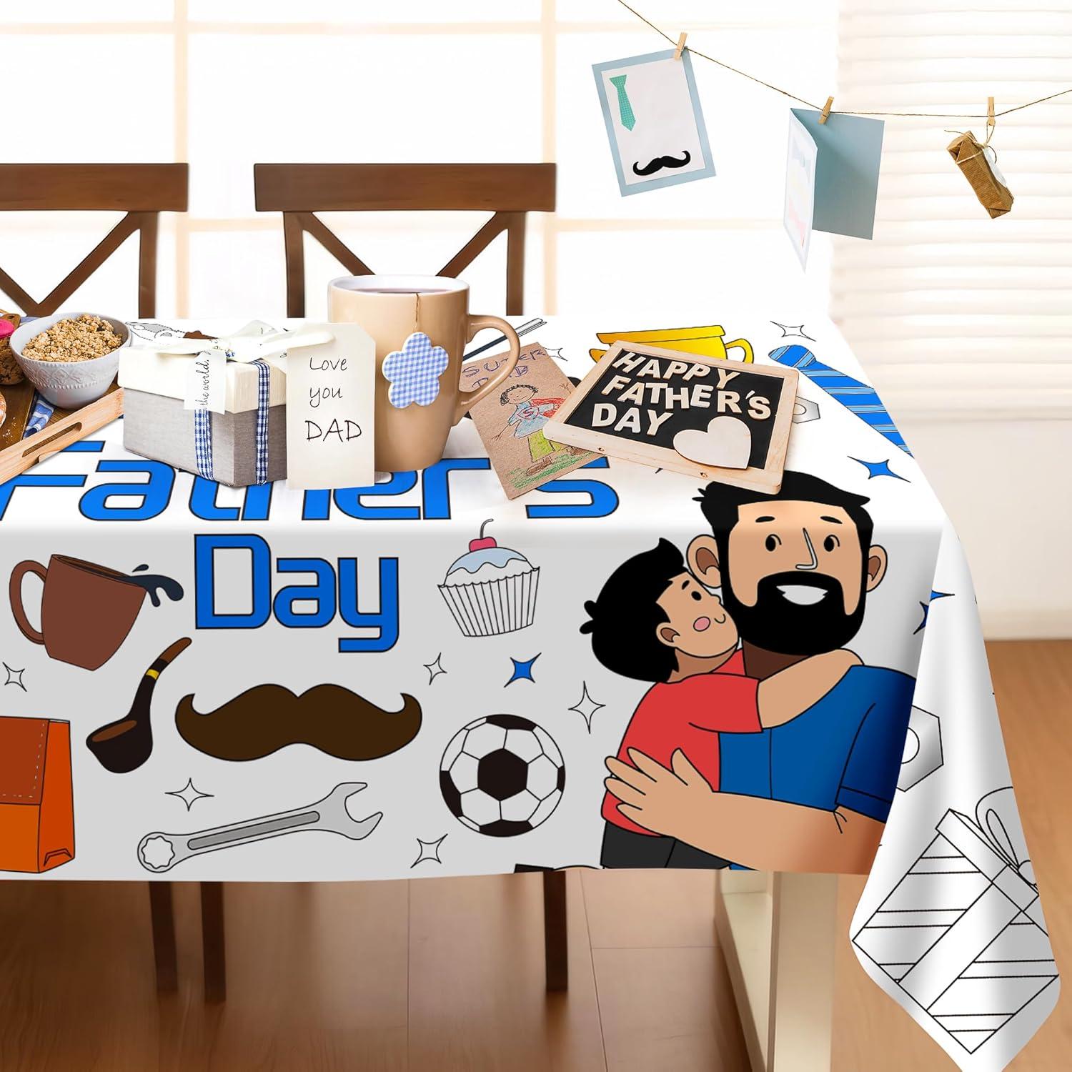 Mantel para Colorear Día del Padre Childom 183x76 cm