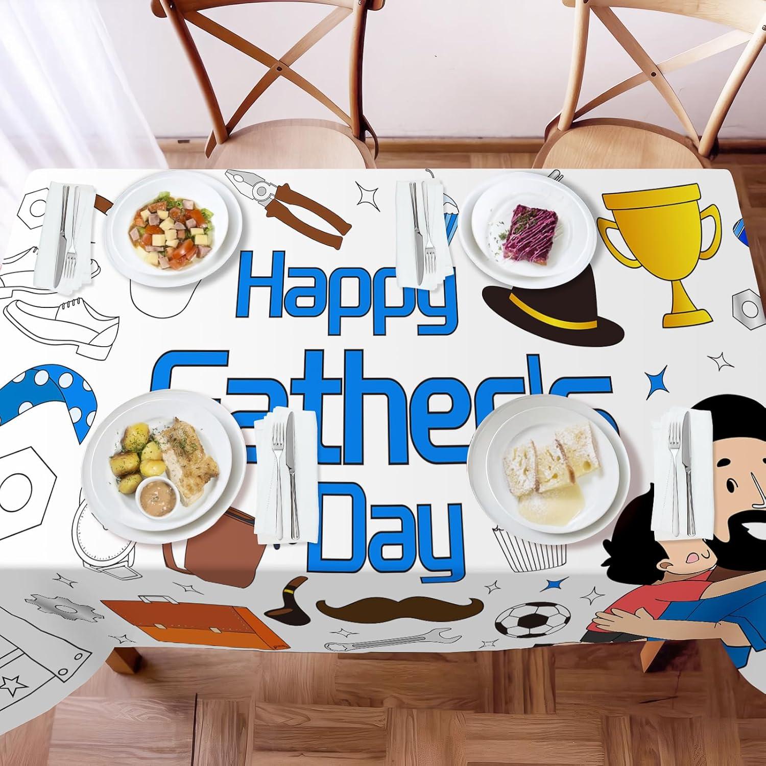 Mantel para Colorear Día del Padre Childom 183x76 cm