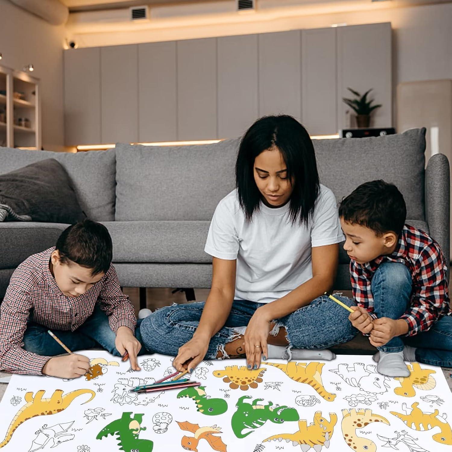 Rollo de Dibujo para Niños FUCEURY 10 Piezas 30x100 cm