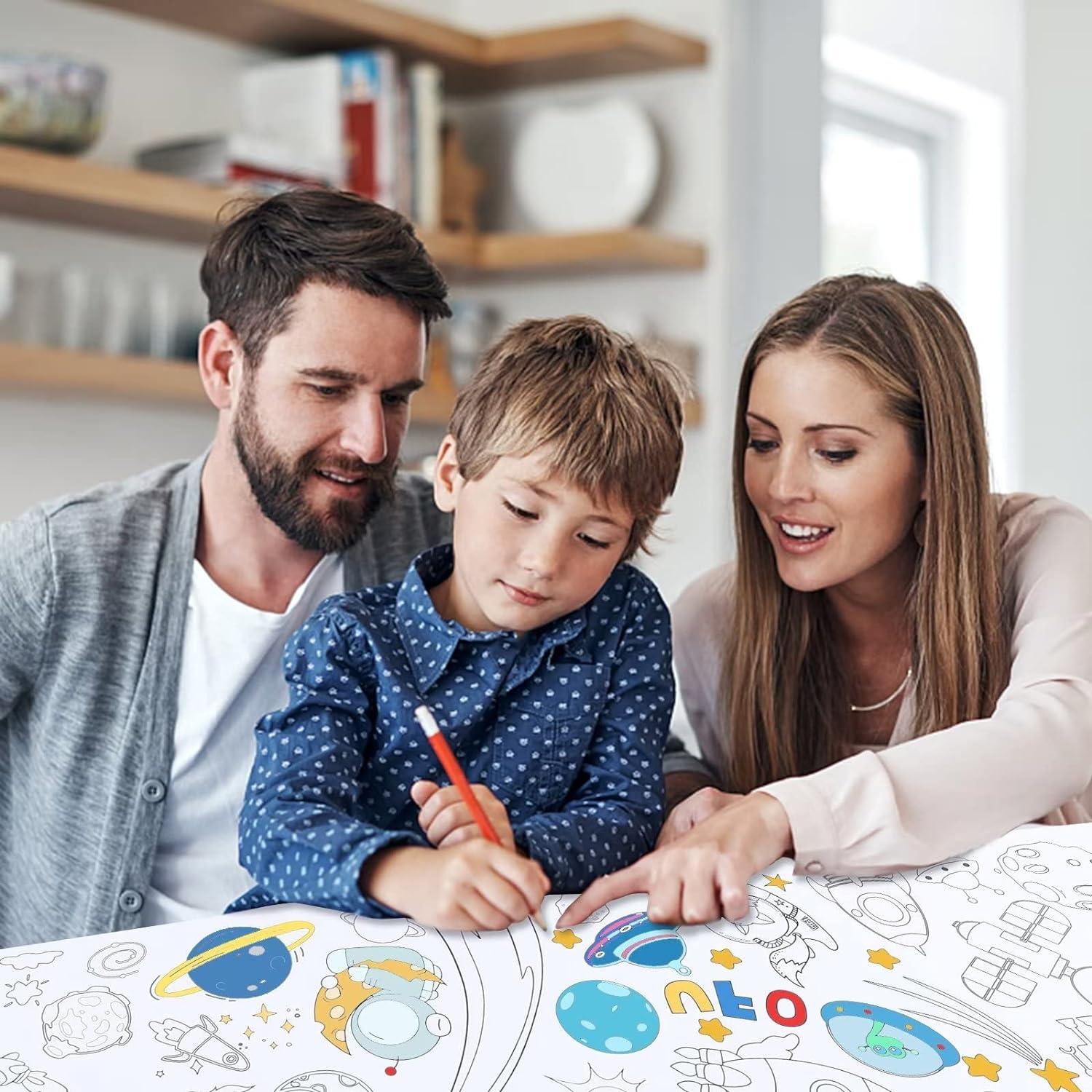 Rollo de Dibujo para Niños FUCEURY 10 Piezas 30x100 cm