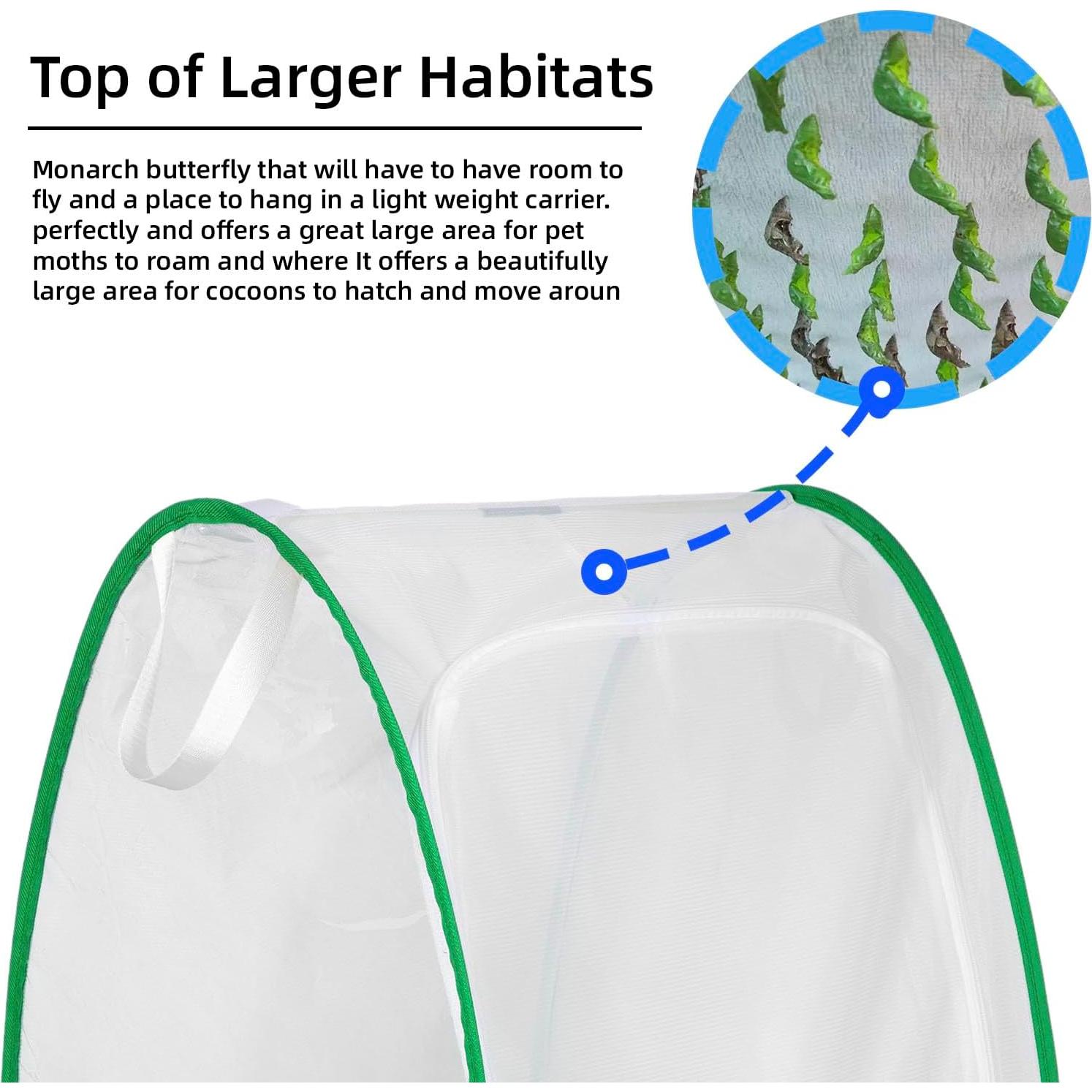 Hábito de Red Plegable para Insectos y Mariposas XingYunEr
