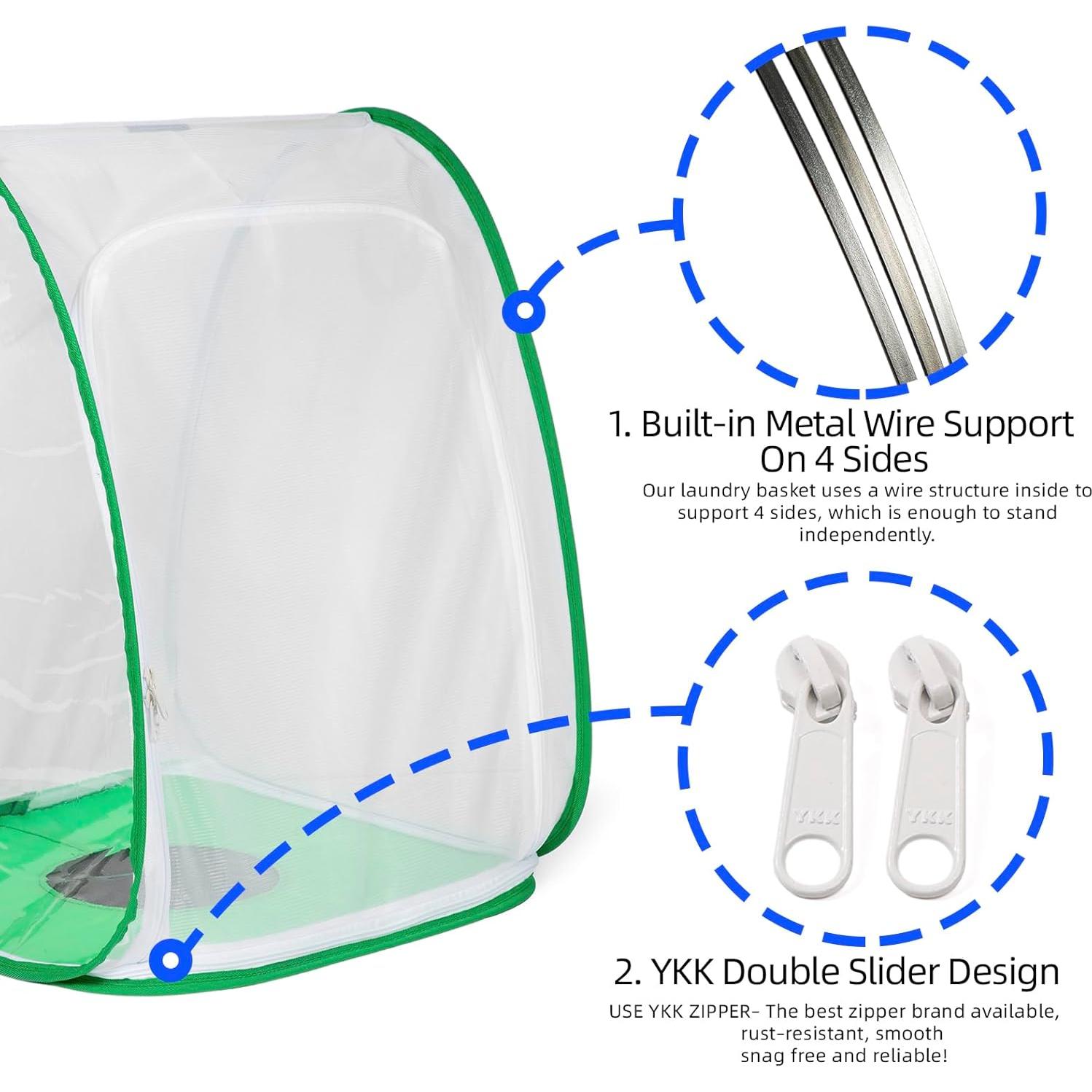 Hábito de Red Plegable para Insectos y Mariposas XingYunEr