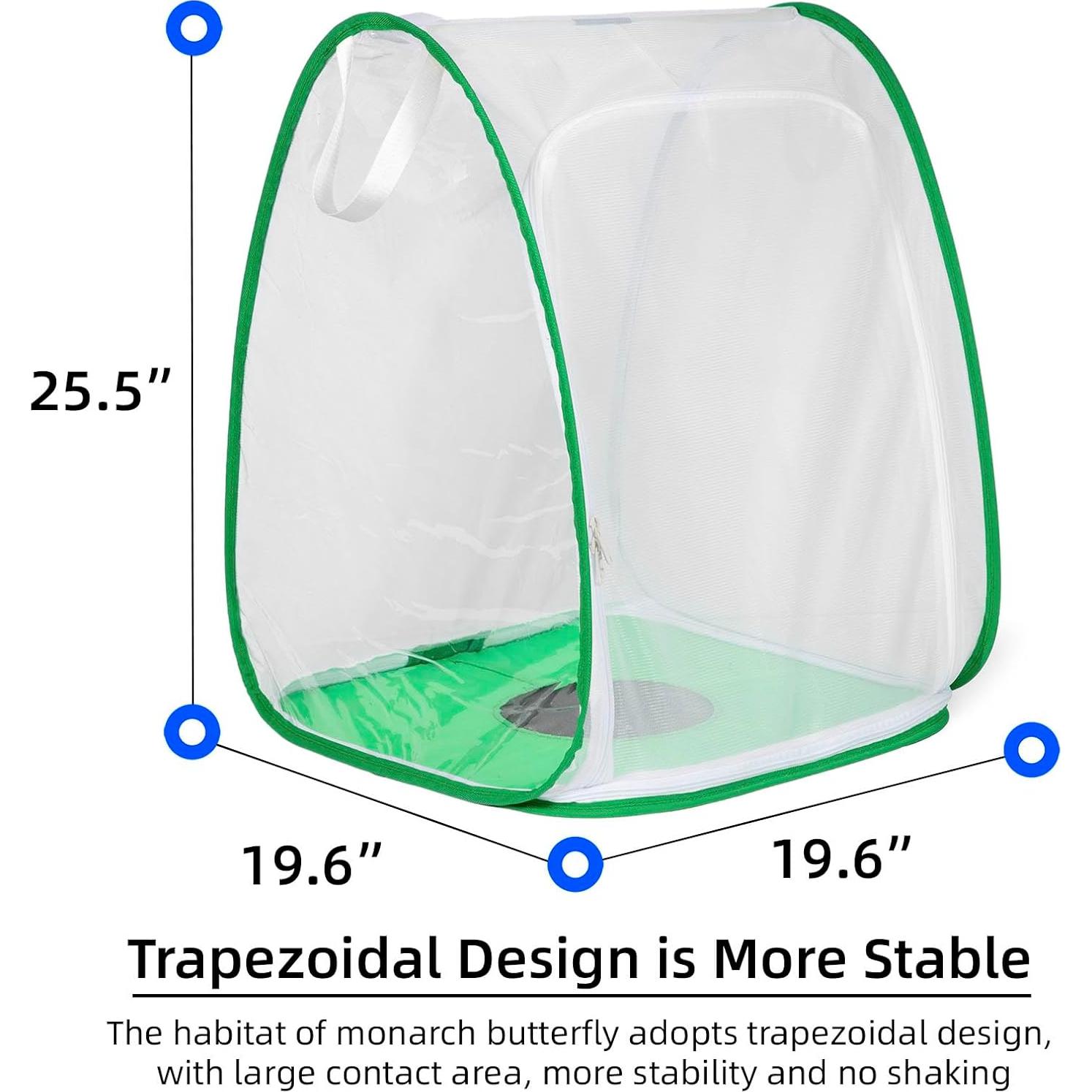 Hábito de Red Plegable para Insectos y Mariposas XingYunEr