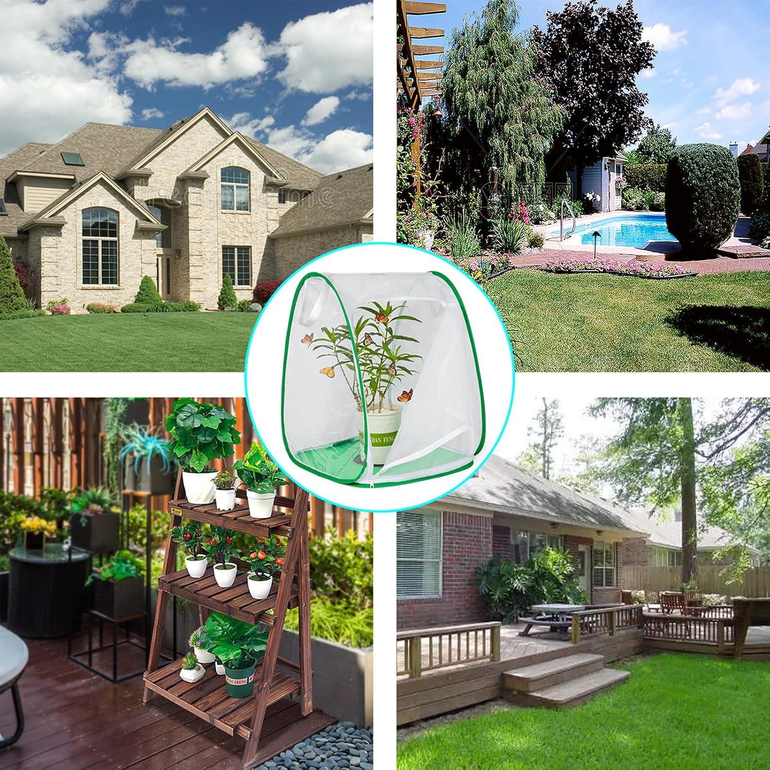 Hábito de Red Plegable para Insectos y Mariposas XingYunEr