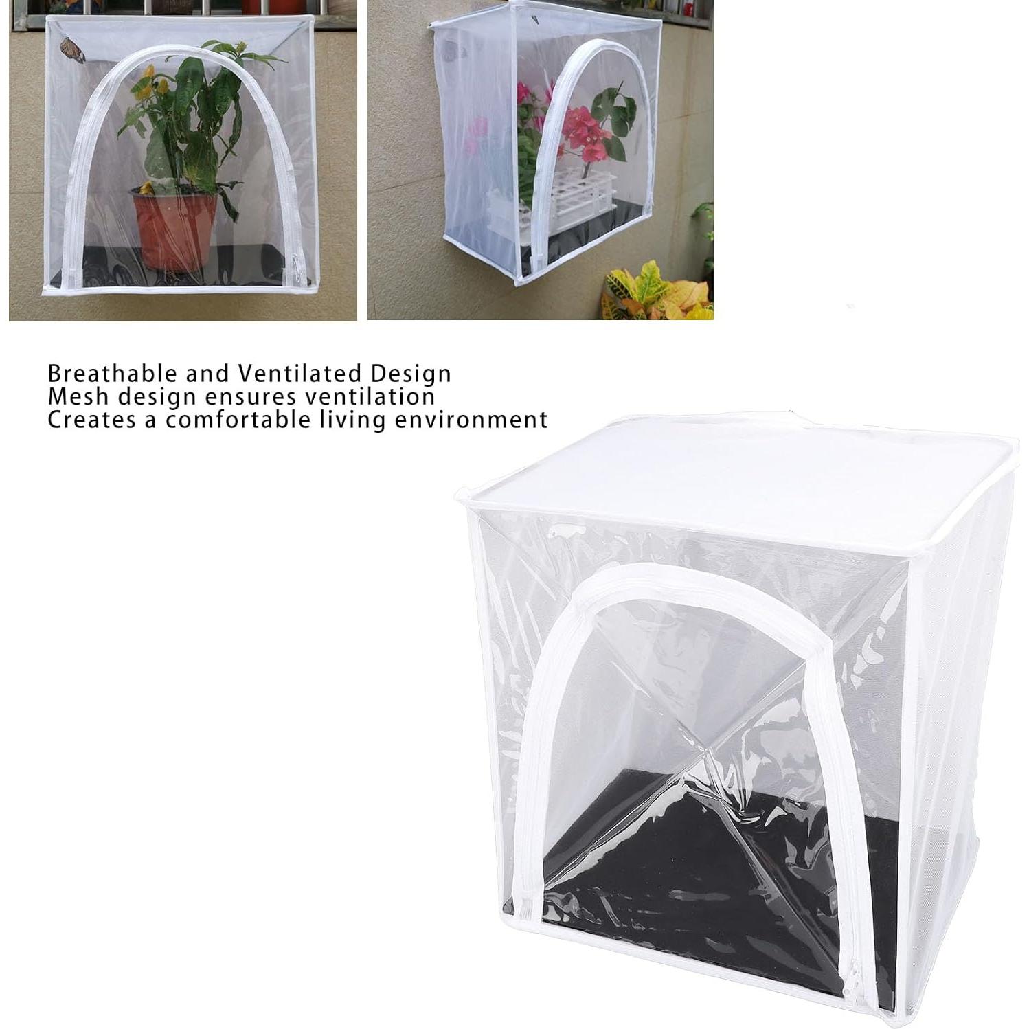 Jaula de Mariposas Montada en Pared MIRIAM SONG 36x22x36cm