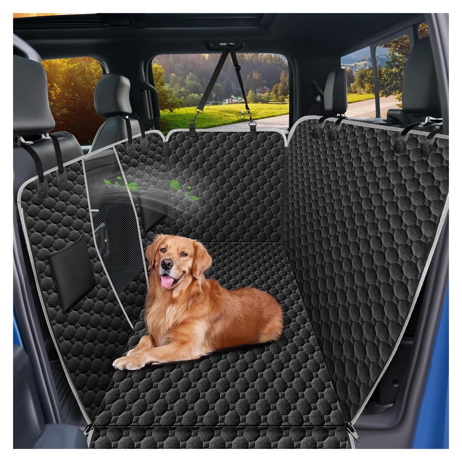 Hamaca para Perros Mancro XXL Negra para Camiones y SUVs