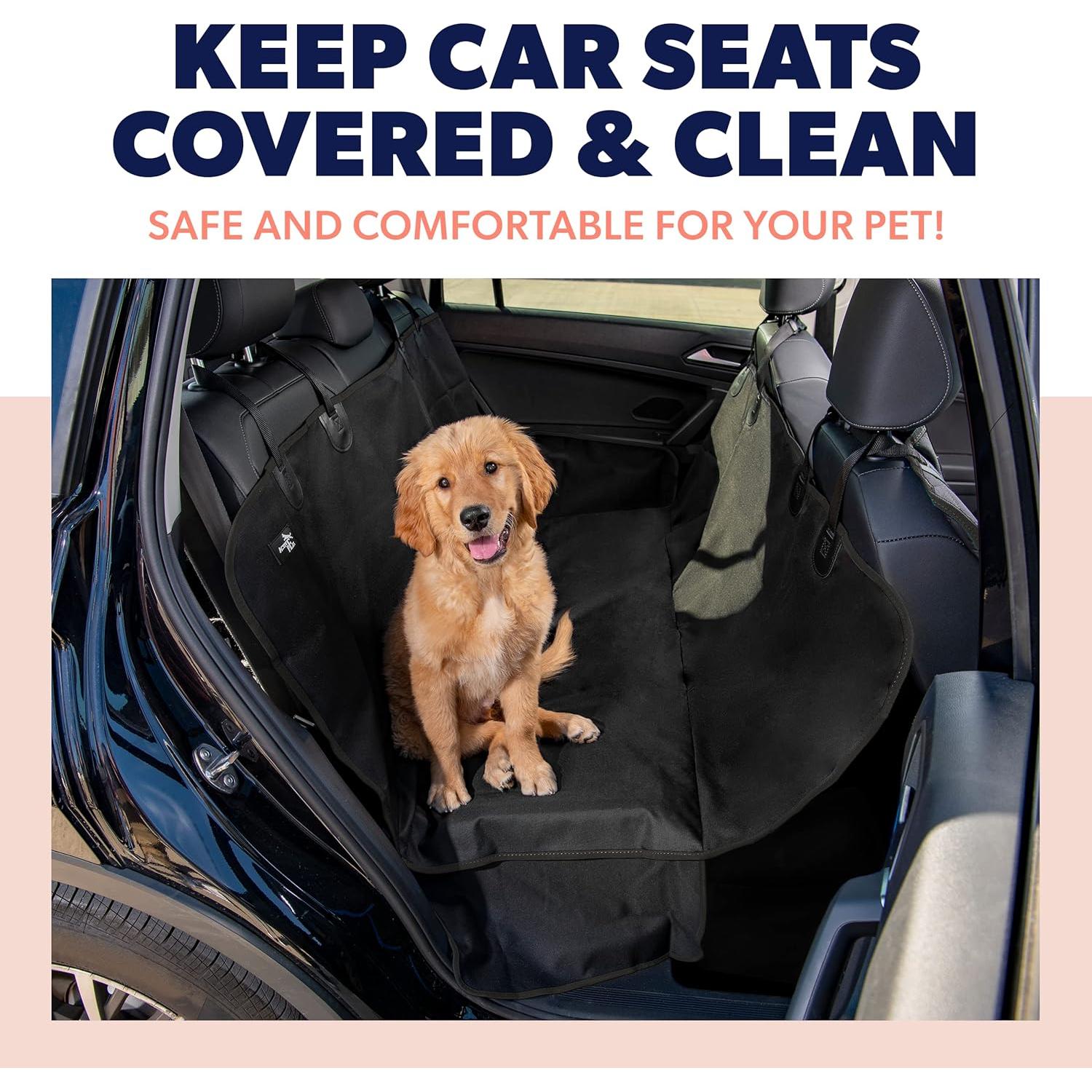 Funda de Asiento para Perros Active Pets Negra 134x142cm