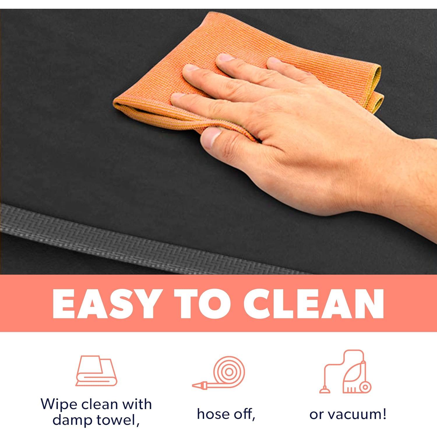 Funda de Asiento para Perros Active Pets Negra 134x142cm