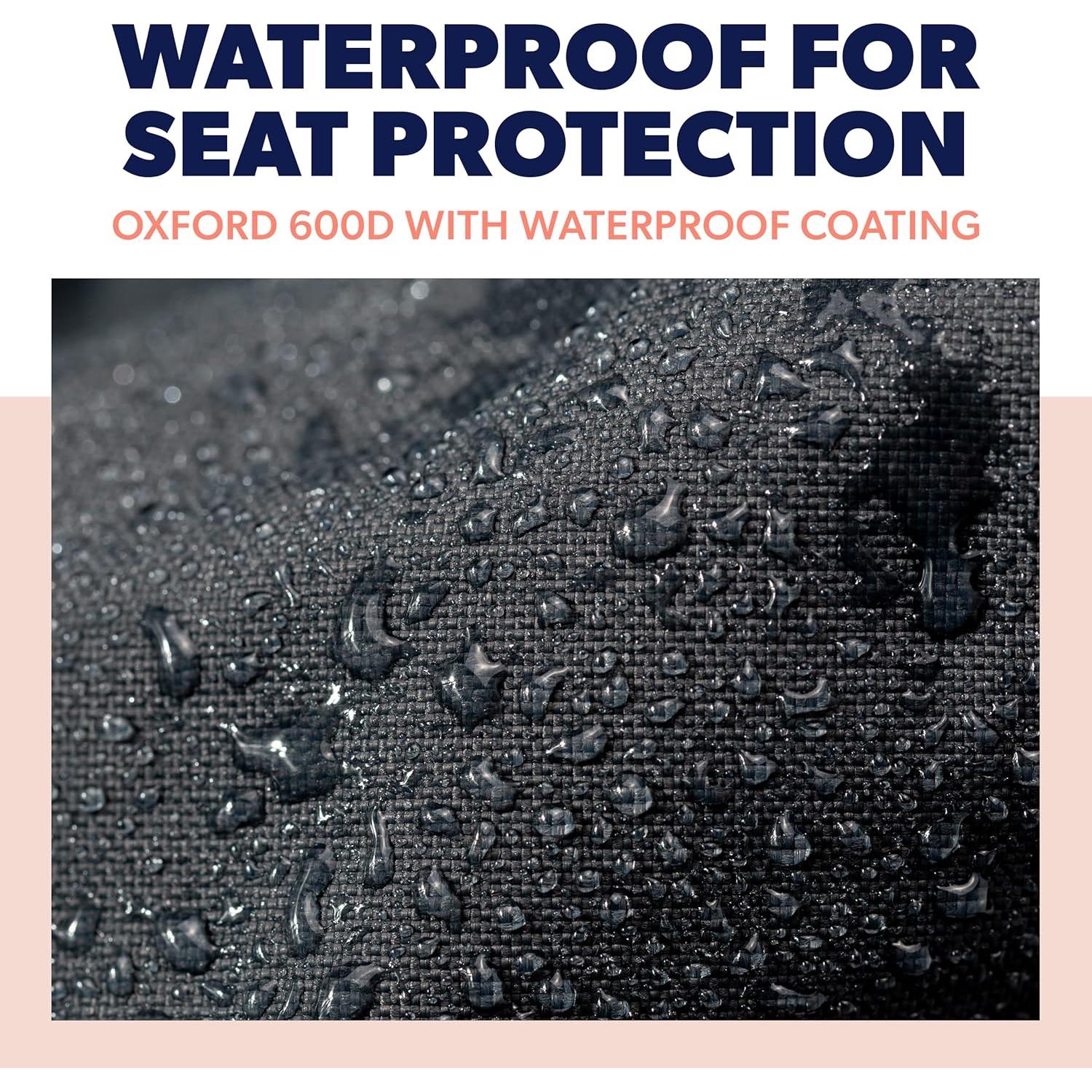 Funda de Asiento para Perros Active Pets Negra 134x142cm